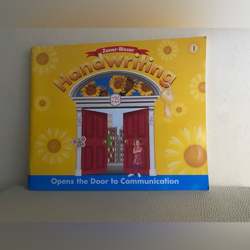 New Zaner Bloser Grade 1 Handwriting Book